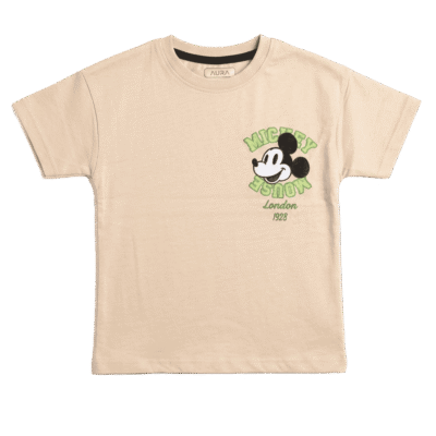 Boys Drop Shoulder Printed Tee ( Mickey Mouse )