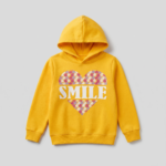 Floral Heart Print Hoodie